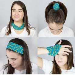 Multifunctional Headwear - Banana Pattern RokBAND -goneforarun Sales 2023 gs 11501 BLUE FEMALECOMP