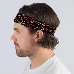 Multifunctional Headwear - Spooky Pumpkins RokBAND -goneforarun Sales 2023 gs 11502 MALE2