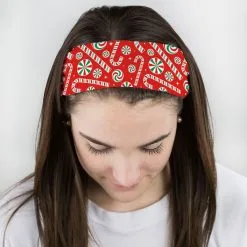 Multifunctional Headwear - Candy Canes RokBAND -goneforarun Sales 2023 gs 11734 FEMALE1