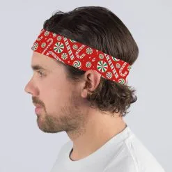 Multifunctional Headwear - Candy Canes RokBAND -goneforarun Sales 2023 gs 11734 MALE2