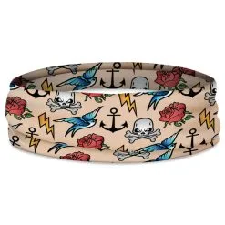 Multifunctional Headwear - Tattoo Pattern RokBAND -goneforarun Sales 2023 gs 12146 BEIGE LONG RING