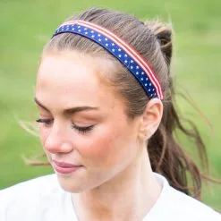 Athletic Juliband Non-Slip Headband - USA Flag -goneforarun Sales 2023 gs 12329 LIFESTYLE 1