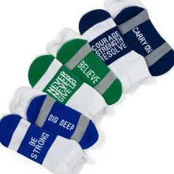 Socrates® Woven Performance Sock Set - Stay Strong