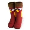 Turkey Slipper Socks With Sherpa Lining -goneforarun Sales 2023 py 01716