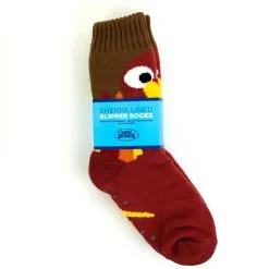 Turkey Slipper Socks With Sherpa Lining -goneforarun Sales 2023 py 01716 PACKAGING