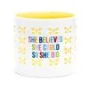 Soleil Home™ Porcelain Candle Holder - She Believed She Could -goneforarun Sales 2023 py 01826 MAIN