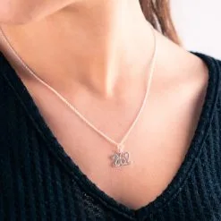 Sterling Silver 26.2 Marathon Necklace (Rounded) -goneforarun Sales 2023 tr 01797 LIFESTYLE 1