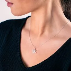 Sterling Silver 5K Necklace -goneforarun Sales 2023 tr 01798 LIFESTYLE 1