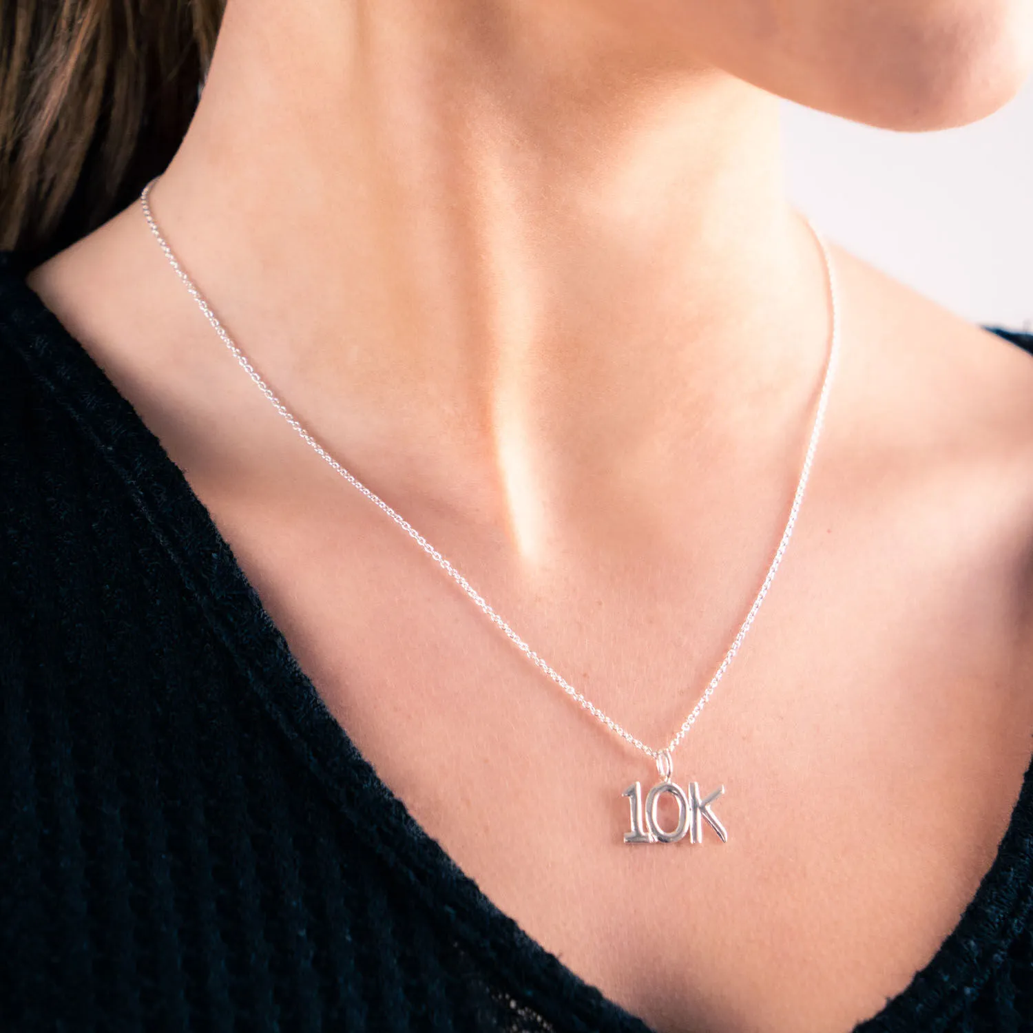 Sterling Silver 10K Necklace 6 Sterling Silver 10K Necklace - Image 4