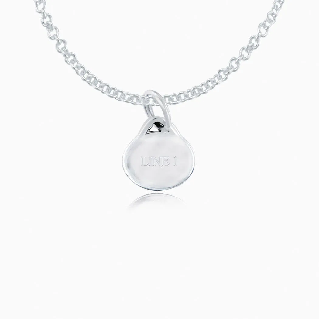 Sterling Silver Run 50 Necklace 4 Sterling Silver Run 50 Necklace - Image 2