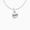 Sterling Silver Believe Necklace -goneforarun Sales 2023 tr 10372 CABLELINK