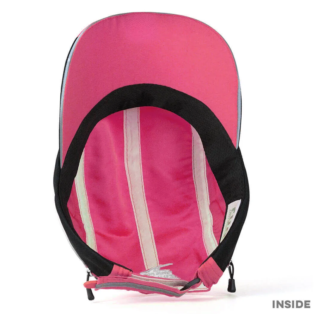 CoolRun Pocket Hat For Runners - Pink 7 CoolRun Pocket Hat For Runners - Pink - Image 5