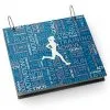 BibFOLIO® Race Bib Album - Running Inspiration Female -goneforarun Sales 2023 tr 11014 NAVY MAIN