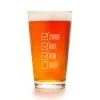 Swim Bike Run Checklist 16 Oz Beer Pint Glass -goneforarun Sales 2023 tr 11694