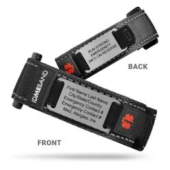 Tech Nylon IDmeBAND Bracelet -goneforarun Sales 2023 tr 12564 BLACK