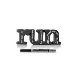 Run Wood Words Ready For Team To Autograph