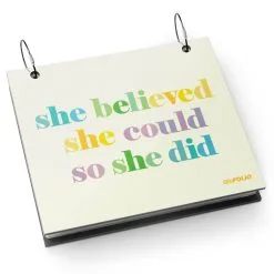 BibFOLIO® Race Bib Album - She Believed She Could