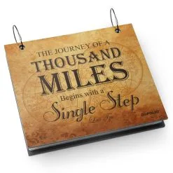 BibFOLIO® Race Bib Album - The Journey Of A Thousand Miles