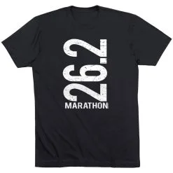 Running Short Sleeve T-Shirt - 26.2 Marathon Vertical 20 Running Short Sleeve T-Shirt - 26.2 Marathon Vertical -goneforarun Sales 2023 tr 18929 BLACK FLAT
