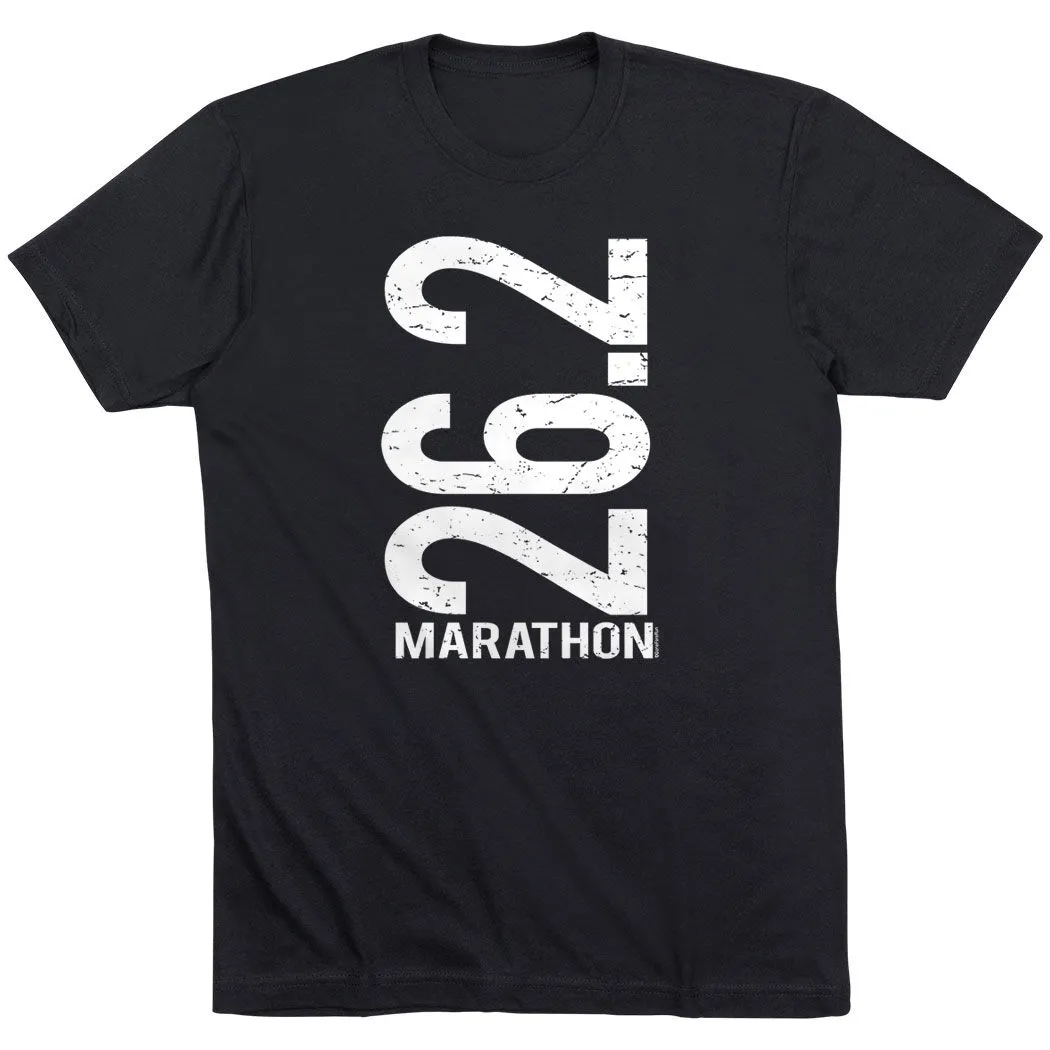 Running Short Sleeve T-Shirt - 26.2 Marathon Vertical 7 Running Short Sleeve T-Shirt - 26.2 Marathon Vertical - Image 5