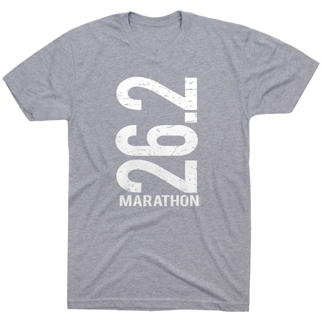 Running Short Sleeve T-Shirt - 26.2 Marathon Vertical 9 Running Short Sleeve T-Shirt - 26.2 Marathon Vertical - Image 7