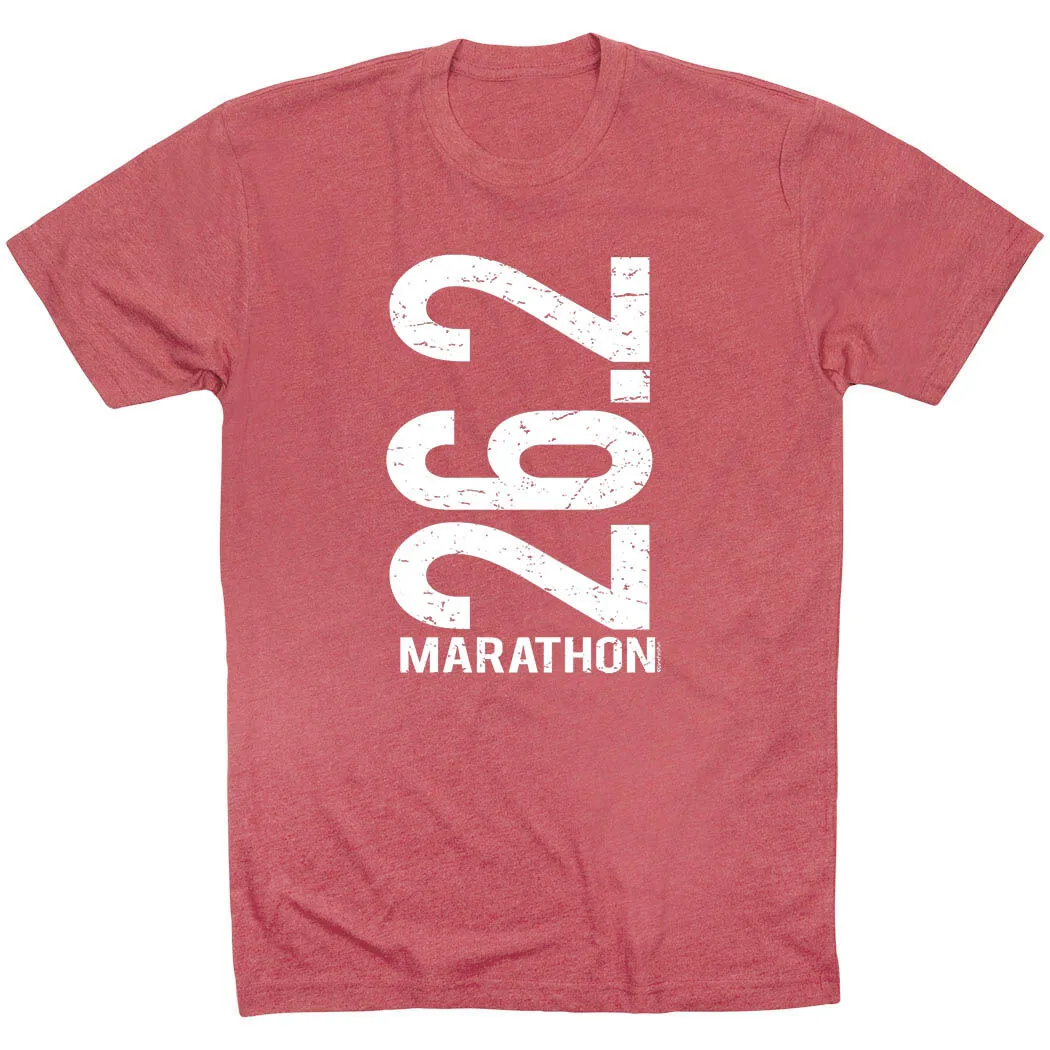 Running Short Sleeve T-Shirt - 26.2 Marathon Vertical 11 Running Short Sleeve T-Shirt - 26.2 Marathon Vertical - Image 9