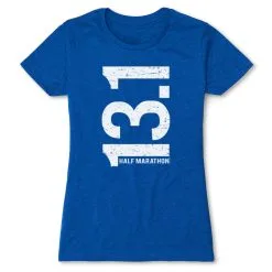 Women's Everyday Runners Tee 13.1 Half Marathon Vertical 21 Women's Everyday Runners Tee 13.1 Half Marathon Vertical -goneforarun Sales 2023 tr 18945 ROYAL