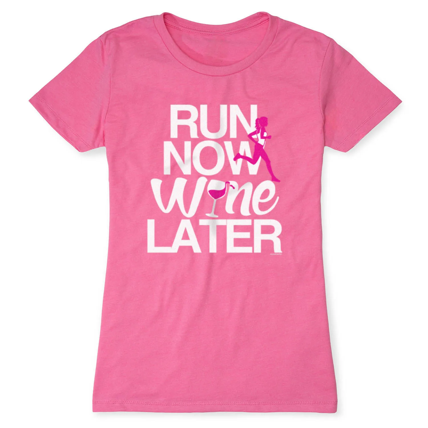 Women's Everyday Runners Tee Run Now Wine Later (Bold) 8 Women's Everyday Runners Tee Run Now Wine Later (Bold) - Image 6