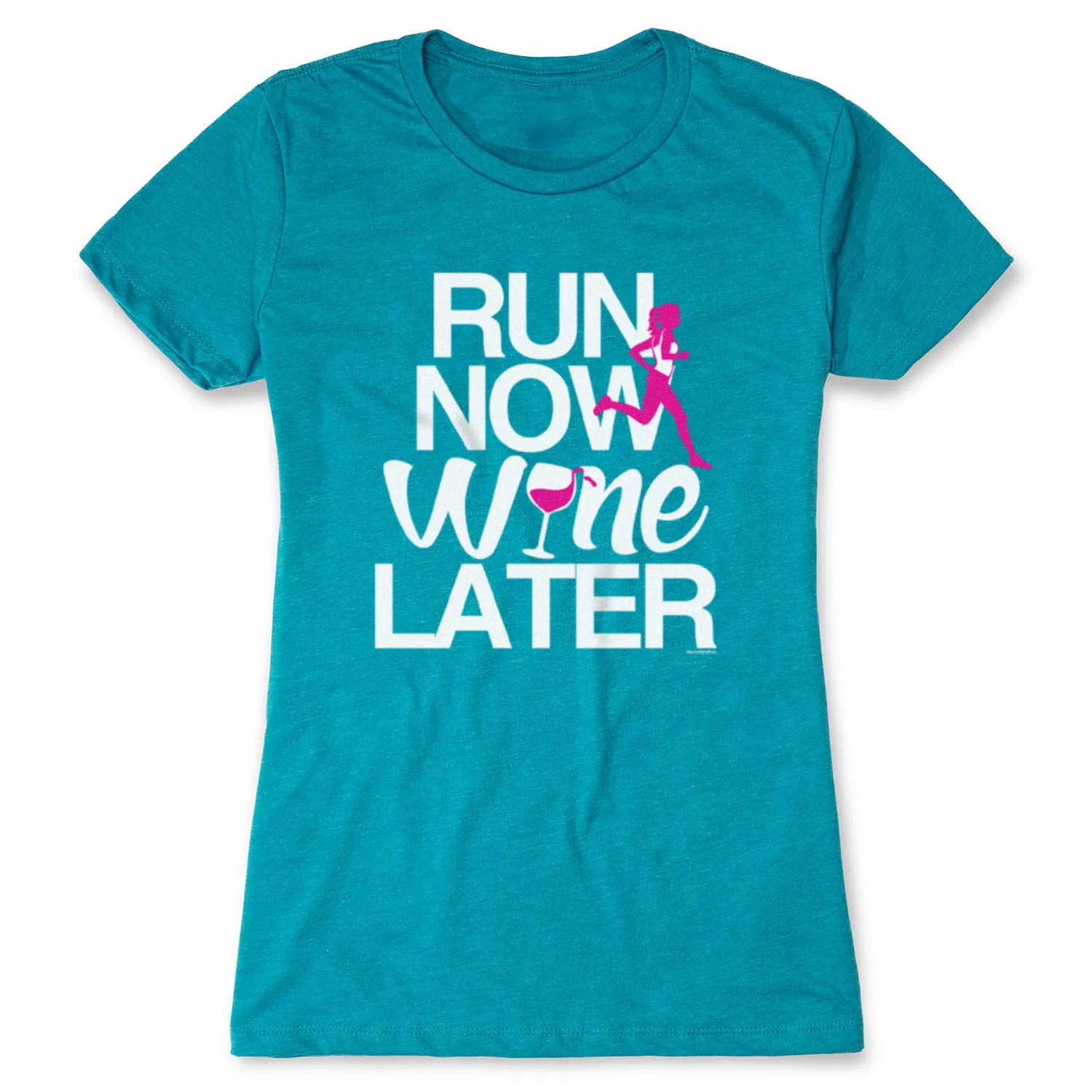 Women's Everyday Runners Tee Run Now Wine Later (Bold) 10 Women's Everyday Runners Tee Run Now Wine Later (Bold) - Image 8