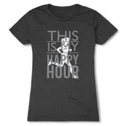 Women's Everyday Runners Tee This Is My Happy Hour -goneforarun Sales 2023 tr 18953 CHARCOAL