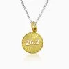 14K Gold 26.2 Marathon Necklace -goneforarun Sales 2023 tr 18980 SS SMALLCABLELINK