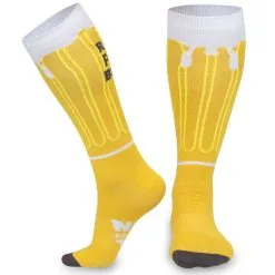 Woven Yakety Yak! Knee High Socks - Will Run For Beer (Amber/Brown/White) -goneforarun Sales 2023 tr 19627 4