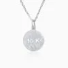 Sterling Silver 10K Artisan Necklace -goneforarun Sales 2023 tr 19956 CABLELINK
