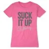 Women's Everyday Runners Tee Suck It Up Buttercup -goneforarun Sales 2023 tr 20031 HOTPINK