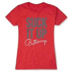 Women's Everyday Runners Tee Suck It Up Buttercup -goneforarun Sales 2023 tr 20031 RED