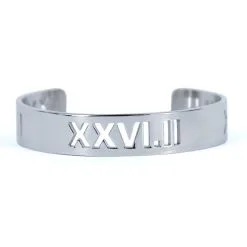 26.2 Marathon Roman Numeral Cuff Bracelet
