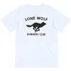 Men's Running Short Sleeve Tech Tee - Run Club Lone Wolf 2 Men's Running Short Sleeve Tech Tee - Run Club Lone Wolf -goneforarun Sales 2023 tr 21453 WHITE FLAT