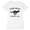 Women's Everyday Runner's Tee Run Club Lone Wolf -goneforarun Sales 2023 tr 21481 WHITE