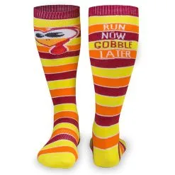 Yakety Yak Knee High Socks - Run Now Gobble Later