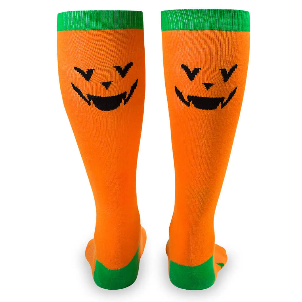 Yakety Yak Knee High Socks - Jack-o-Lantern 5 Yakety Yak Knee High Socks - Jack-o-Lantern - Image 3