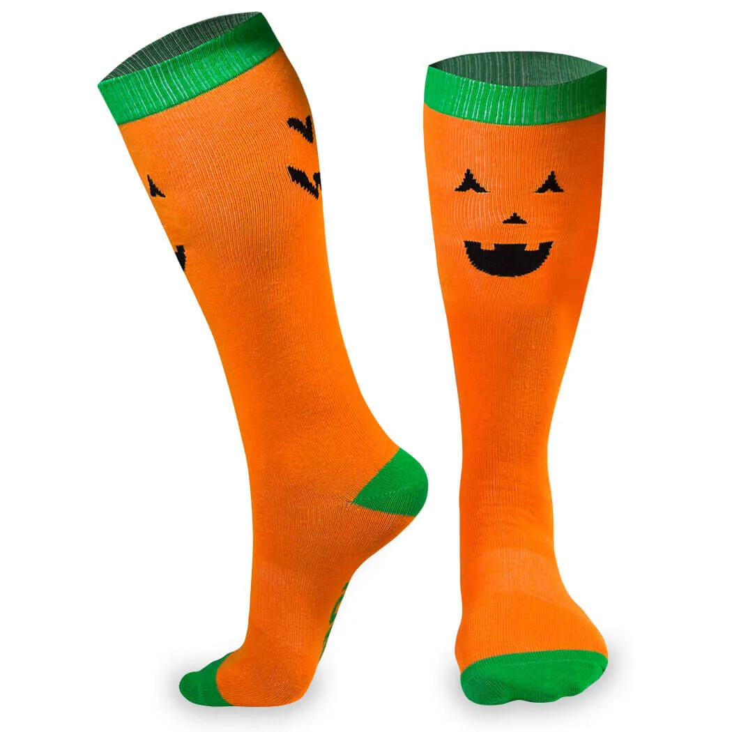 Yakety Yak Knee High Socks - Jack-o-Lantern 6 Yakety Yak Knee High Socks - Jack-o-Lantern - Image 4