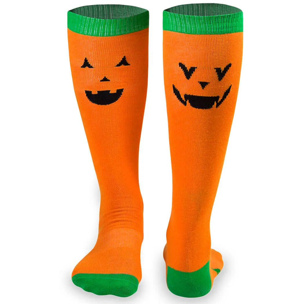 Yakety Yak Knee High Socks - Jack-o-Lantern 3 Yakety Yak Knee High Socks - Jack-o-Lantern