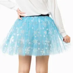 Runner's Printed Tutu - Ice Queen -goneforarun Sales 2023 tr 21841 LIGHTBLUE BACK