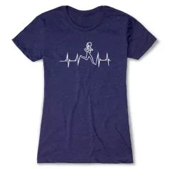 Womens Everyday Runners Tee Heart Beat Female Runner -goneforarun Sales 2023 tr 21956 STORMINDIGO