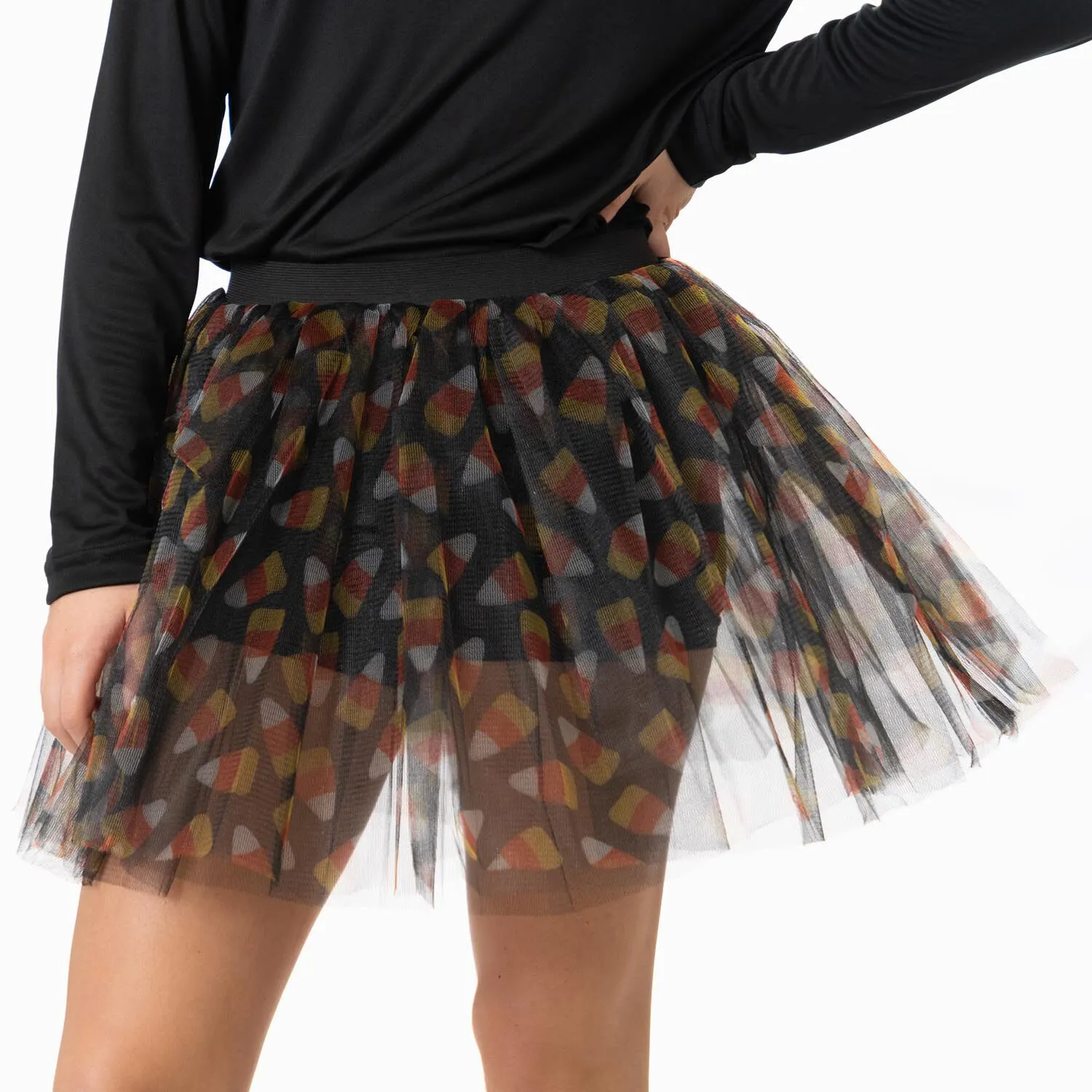 Runner's Printed Tutu Candy Corn 6 Runner's Printed Tutu Candy Corn - Image 4