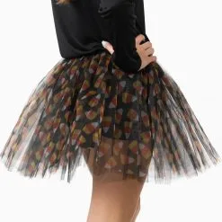 Runner's Printed Tutu Candy Corn 12 Runner's Printed Tutu Candy Corn -goneforarun Sales 2023 tr 22041 SIDE