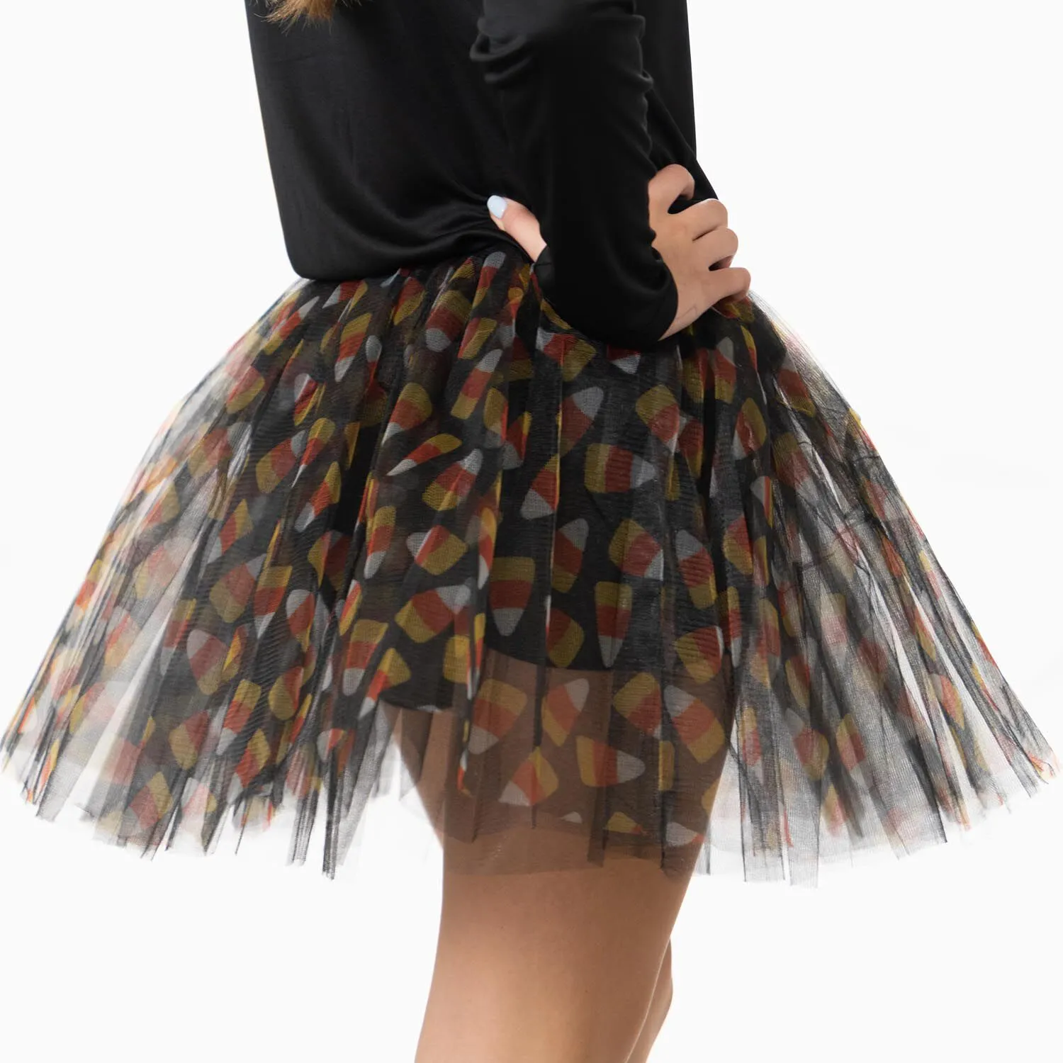 Runner's Printed Tutu Candy Corn 7 Runner's Printed Tutu Candy Corn - Image 5