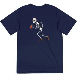 Men's Running Short Sleeve Tech Tee - Never Stop Running -goneforarun Sales 2023 tr 22056 NAVY FLAT