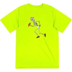 Men's Running Short Sleeve Tech Tee - Never Stop Running -goneforarun Sales 2023 tr 22056 SAFETYYELLOW FLAT