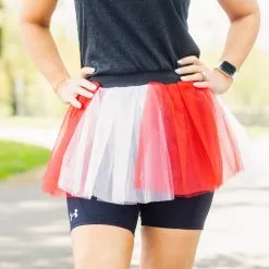 Runners Tutu - Red And White -goneforarun Sales 2023 tr 22102 LIFESTYLE 2